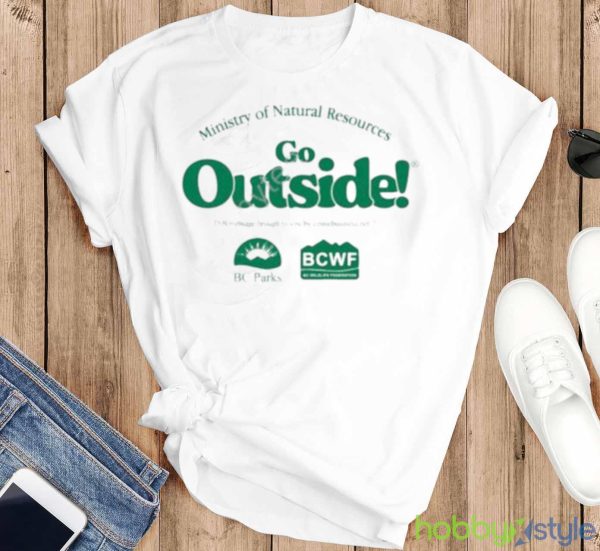 Ministry of natural resources go outside T shirt - T-SHIRT FLAT