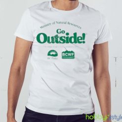 Ministry of natural resources go outside T shirt - White Men T-Shirt