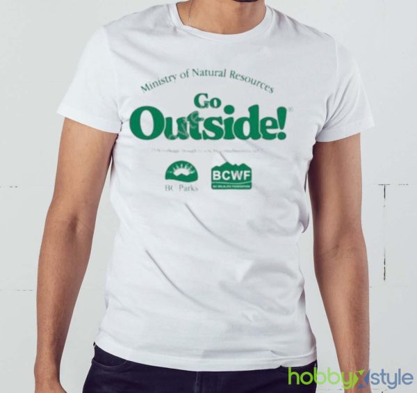 Ministry of natural resources go outside T shirt - White Men T-Shirt