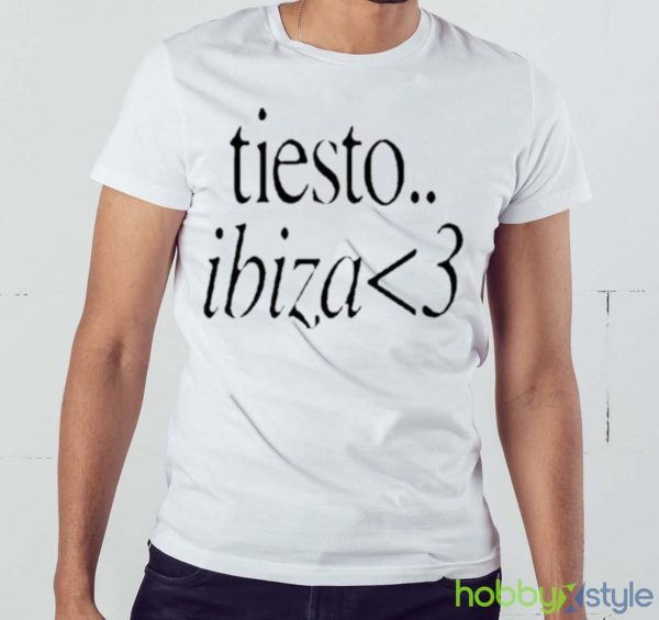 Mira Joyce Tiesto Ibiza 3 Shirt - White Men T-Shirt
