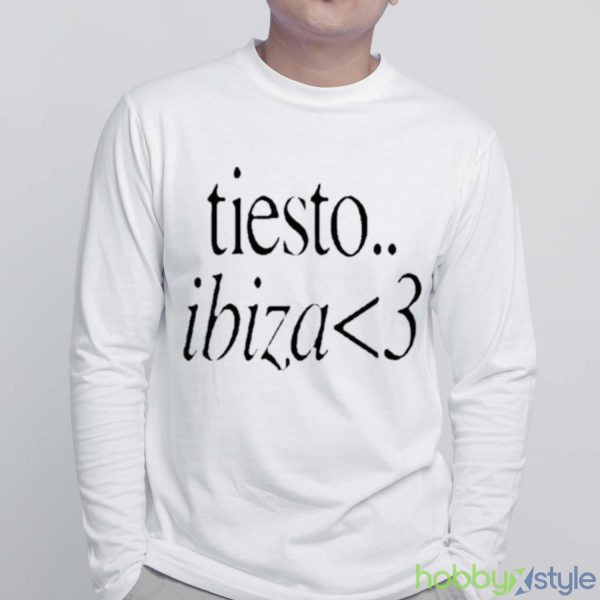 Mira Joyce Tiesto Ibiza 3 Shirt - White Sweatshirt