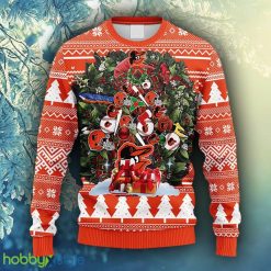 MLB Baltimore Orioles Tree Ugly Christmas Fleece Sweater For Men Women - MLB Baltimore Orioles Tree Ugly Christmas Fleece Sweater_1