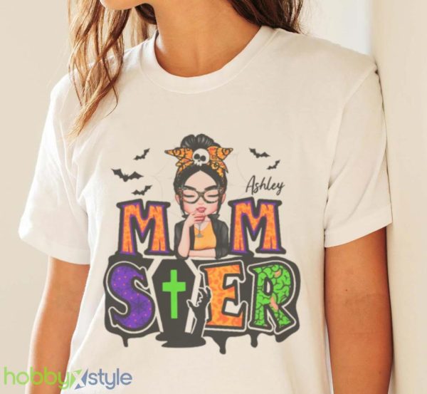 Mom Halloween Momster T Shirt Product Photo 4