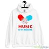 Music is my medicine shirt - T-SHIRT FLAT