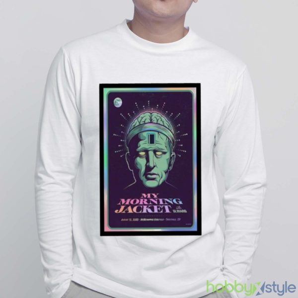 My morning Jacket 15 august event Troutdale art poster design t shirt - White Sweatshirt