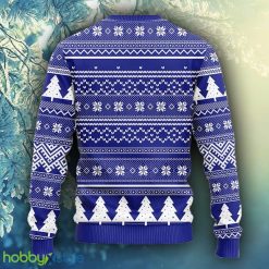 NCAA Christmas Duke Blue Devils Tree Ugly Christmas Fleece Sweater For Men Women - NCAA Duke Blue Devils Tree Ugly Christmas Fleece Sweater_2