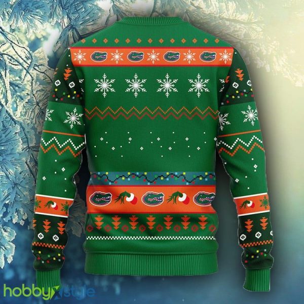 NCAA Christmas Florida Gators 12 Grinch Xmas Day Christmas Ugly Sweater For Men Women - NCAA Florida Gators 12 Grinch Xmas Day Christmas Ugly Sweater_2