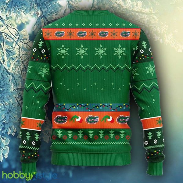 NCAA Christmas Florida Gators Grinch Christmas Ugly Sweater For Men Women - NCAA Florida Gators Grinch Christmas Ugly Sweater_2