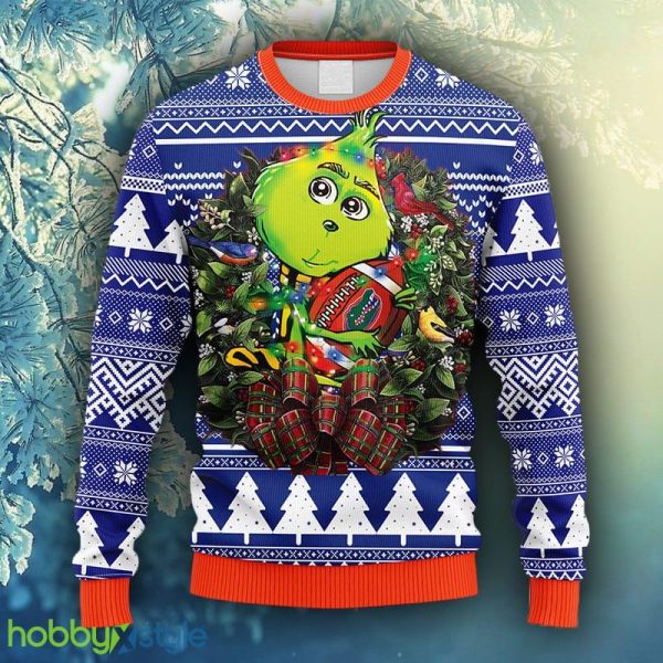 NCAA Christmas Florida Gators Grinch Hug Christmas Ugly Sweater For Men Women - NCAA Florida Gators Grinch Hug Christmas Ugly Sweater_1