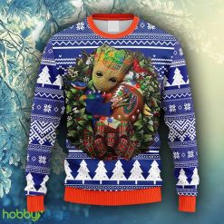 NCAA Christmas Florida Gators Groot Hug Christmas Ugly Sweater For Men Women - NCAA Florida Gators Groot Hug Christmas Ugly Sweater_1