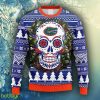 NCAA Christmas Florida Gators Skull Flower Ugly Christmas Ugly Sweater For Men Women - NCAA Florida Gators Skull Flower Ugly Christmas Ugly Sweater_2