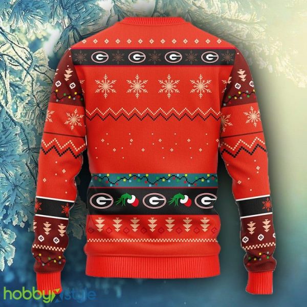 NCAA Christmas Georgia Bulldogs Grinch Christmas Ugly Sweater For Men Women - NCAA Georgia Bulldogs Grinch Christmas Ugly Sweater_2