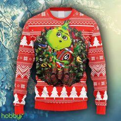 NCAA Christmas Georgia Bulldogs Grinch Hug Christmas Ugly Sweater For Men Women - NCAA Georgia Bulldogs Grinch Hug Christmas Ugly Sweater_1