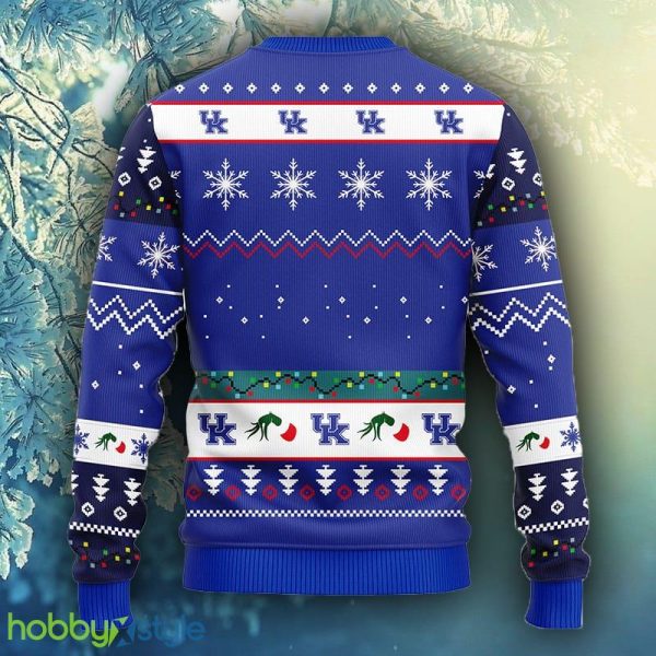 NCAA Christmas Kentucky Wildcats 12 Grinch Xmas Day Christmas Ugly Sweater For Men Women - NCAA Kentucky Wildcats 12 Grinch Xmas Day Christmas Ugly Sweater_2