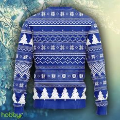 NCAA Christmas Kentucky Wildcats Skull Flower Ugly Christmas Ugly Sweater For Men Women - NCAA Kentucky Wildcats Skull Flower Ugly Christmas Ugly Sweater_2