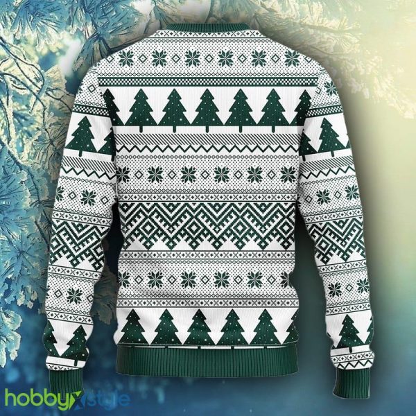 NCAA Christmas Michigan State Spartans Minion Christmas Ugly Sweater For Men Women - NCAA Michigan State Spartans Minion Christmas Ugly Sweater_2