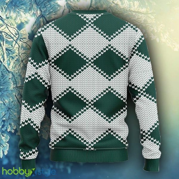 NCAA Christmas Michigan State Spartans Pub Dog Christmas Ugly Sweater For Men Women - NCAA Michigan State Spartans Pub Dog Christmas Ugly Sweater_2