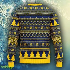 NCAA Christmas Michigan Wolverines Groot Hug Christmas Ugly Sweater For Men Women - NCAA Michigan Wolverines Groot Hug Christmas Ugly Sweater_2