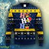 NCAA Christmas Michigan Wolverines HoHoHo Mickey Christmas Ugly Sweater For Men Women - NCAA Michigan Wolverines HoHoHo Mickey Christmas Ugly Sweater_2