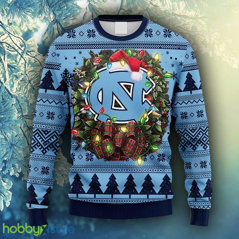 NCAA Christmas North Carolina Tar Heels Christmas Ugly Sweater For Men Women - NCAA North Carolina Tar Heels Christmas Ugly Sweater_1