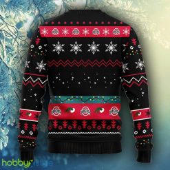 NCAA Christmas Ohio State Buckeyes 12 Grinch Xmas Day Christmas Ugly Sweater For Men Women - NCAA Ohio State Buckeyes 12 Grinch Xmas Day Christmas Ugly Sweater_2