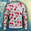 NCAA Christmas Ohio State Buckeyes Santa Claus Snowman Christmas Ugly Sweater For Men Women - NCAA Ohio State Buckeyes Santa Claus Snowman Christmas Ugly Sweater_2