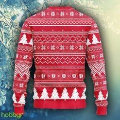 NCAA Christmas Ohio State Buckeyes Skull Flower Ugly Christmas Ugly Sweater For Men Women - NCAA Ohio State Buckeyes Skull Flower Ugly Christmas Ugly Sweater_2