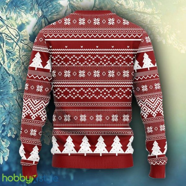 NCAA Christmas Oklahoma Sooners Grateful Dead Ugly Christmas Fleece Sweater For Men Women - NCAA Oklahoma Sooners Grateful Dead Ugly Christmas Fleece Sweater_2