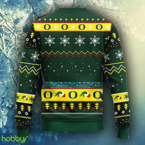 NCAA Christmas Oregon Ducks 12 Grinch Xmas Day Christmas Ugly Sweater For Men Women - NCAA Oregon Ducks 12 Grinch Xmas Day Christmas Ugly Sweater_2