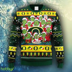 NCAA Christmas Oregon Ducks 12 Grinch Xmas Day Christmas Ugly Sweater For Men Women - NCAA Oregon Ducks 12 Grinch Xmas Day Christmas Ugly Sweater_1