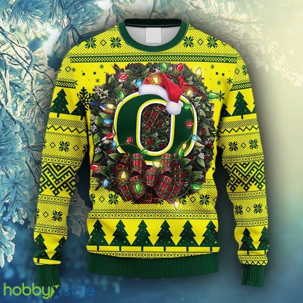 NCAA Christmas Oregon Ducks Christmas Ugly Sweater For Men Women - NCAA Oregon Ducks Christmas Ugly Sweater_1