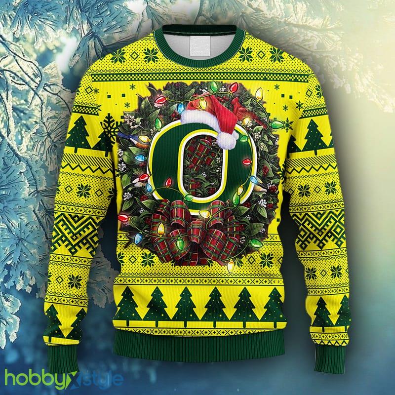 NCAA Christmas Oregon Ducks Christmas Ugly Sweater For Men Women - NCAA Oregon Ducks Christmas Ugly Sweater_1