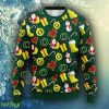 NCAA Christmas Oregon Ducks Santa Claus Snowman Christmas Ugly Sweater For Men Women - NCAA Oregon Ducks Santa Claus Snowman Christmas Ugly Sweater_2