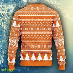 NCAA Christmas Texas Longhorns Skull Flower Ugly Christmas Ugly Sweater For Men Women - NCAA Texas Longhorns Skull Flower Ugly Christmas Ugly Sweater_2