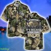 New Orleans Saints Hawaiian Shirt With Tropical Pattern - If This Flag Offends You It's Because You Team Sucks Product Photo 1