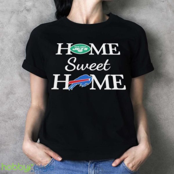 New York J Football And Buffalo Bills Football Home Sweet Home Shirt Product Photo 3