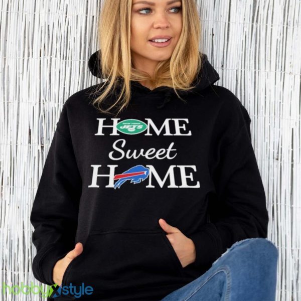 New York J Football And Buffalo Bills Football Home Sweet Home Shirt Product Photo 6