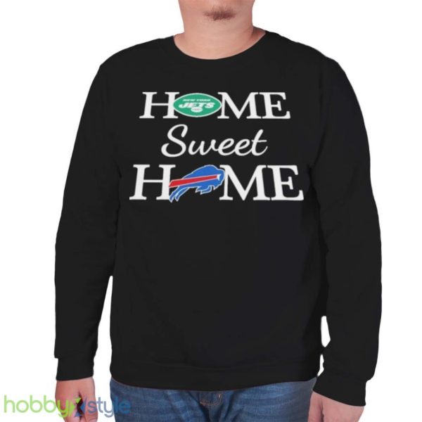 New York J Football And Buffalo Bills Football Home Sweet Home Shirt Product Photo 7