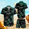 New York Jets NFL Football Hawaiian Shirt And Short Summer With Flower Graphic Retro Sunset Hawaii Product Photo 1