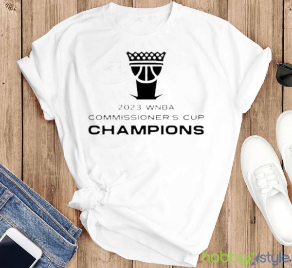 New York Liberty 2023 WNBA Commissioner’s Cup Champions shirt - T-SHIRT FLAT