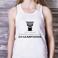 New York Liberty 2023 WNBA Commissioner’s Cup Champions shirt - White Ladies Tank Top