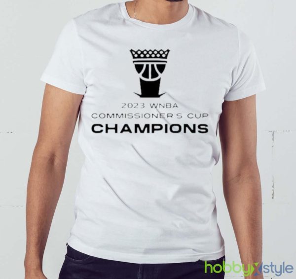 New York Liberty 2023 WNBA Commissioner’s Cup Champions shirt - White Men T-Shirt
