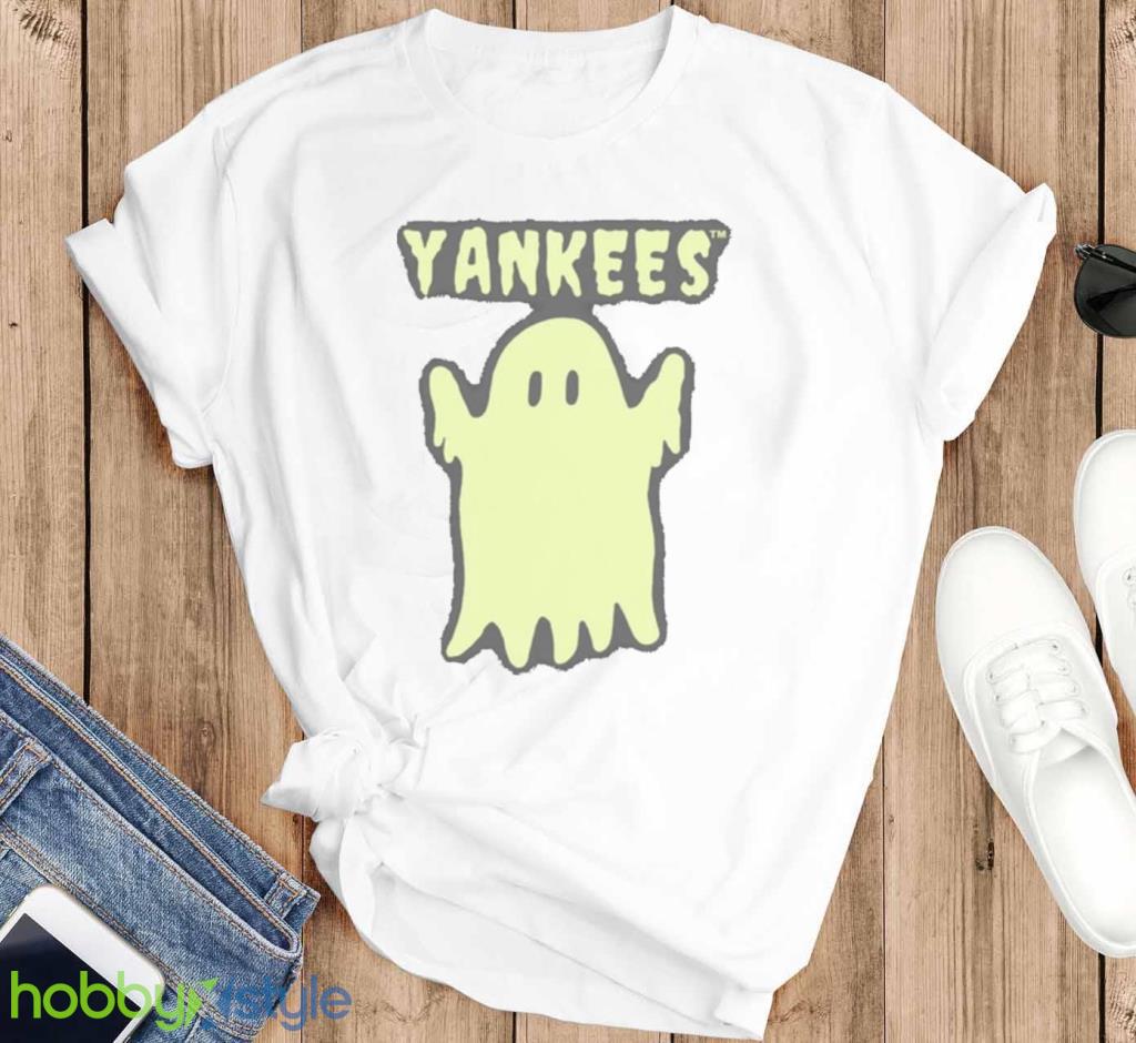 New York Yankees Ghost Season Crop Halloween 2022 Shirt Product Photo 3