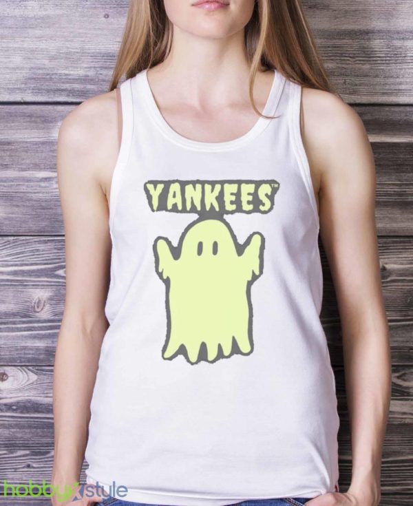 New York Yankees Ghost Season Crop Halloween 2022 Shirt Product Photo 5