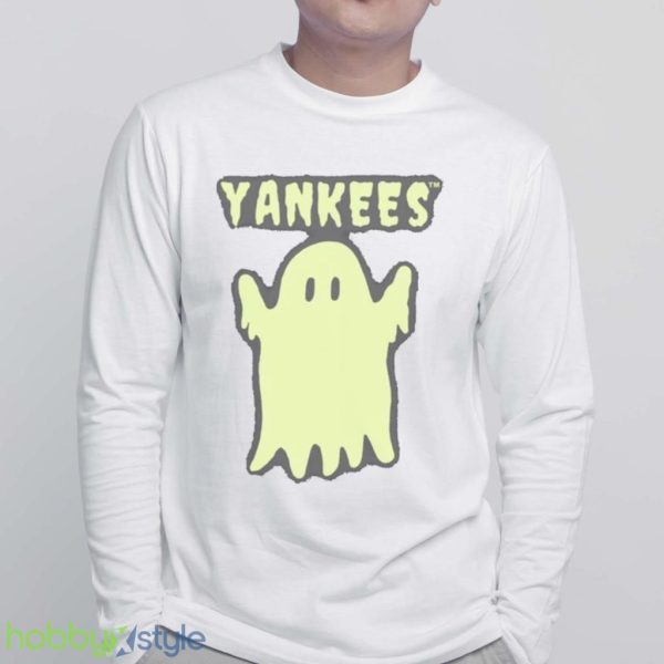 New York Yankees Ghost Season Crop Halloween 2022 Shirt Product Photo 6