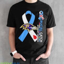 Nfl Baltimore Ravens Crucial Catch Intercept Diabetes Shirt Product Photo 2