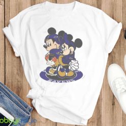 Nfl Baltimore Ravens Mickey Mouse And Minnie Mouse Shirt Product Photo 5