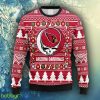 NFL Fans Arizona Cardinals Grateful Dead Ugly Christmas Fleece Sweater For Men Women - NFL Arizona Cardinals Grateful Dead Ugly Christmas Fleece Sweater_1