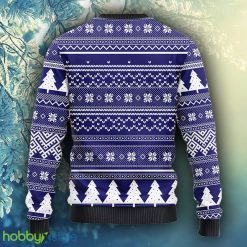 NFL Fans Baltimore Ravens Skull Flower Ugly Christmas Ugly Sweater For Men Women - NFL Baltimore Ravens Skull Flower Ugly Christmas Ugly Sweater_2