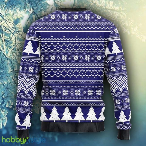 NFL Fans Baltimore Ravens Skull Flower Ugly Christmas Ugly Sweater For Men Women - NFL Baltimore Ravens Skull Flower Ugly Christmas Ugly Sweater_2